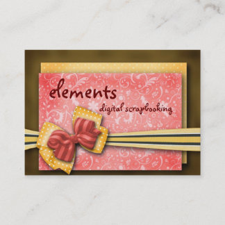 elements... business card