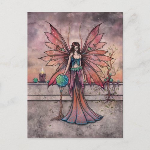 Elements in Sync Fairy Fantasy Art Postcard