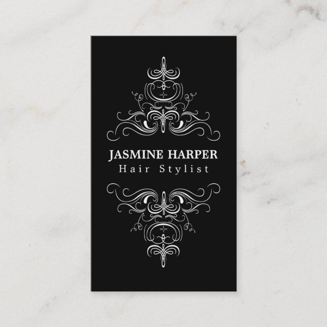 Elements | Luxurious, Sophisticated Business Card (Front)