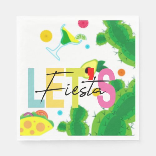 Elements Of Fiesta HHM Party Napkins