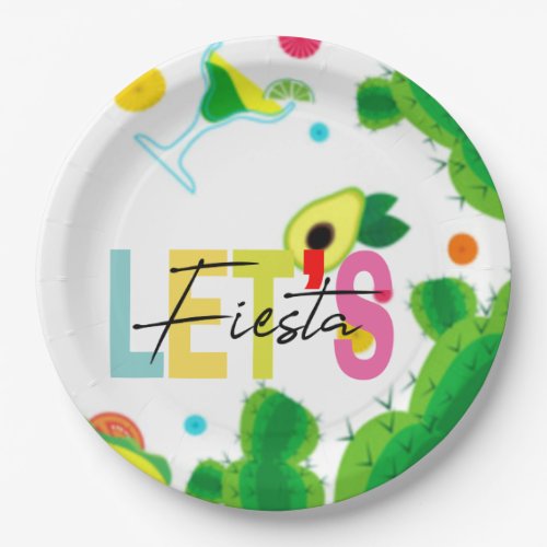 Elements Of Fiesta HHM Party Paper Plates