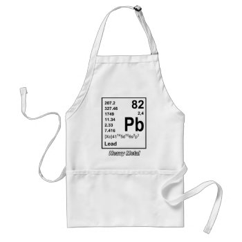 Elements Of Heavy Metal Apron by DryGoods at Zazzle