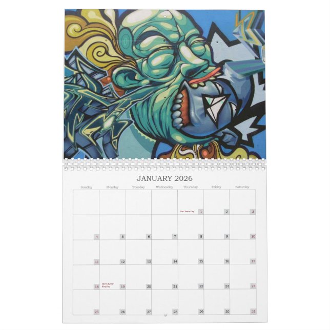 Elements of Hip Hop Culture Calendar (Jan 2026)