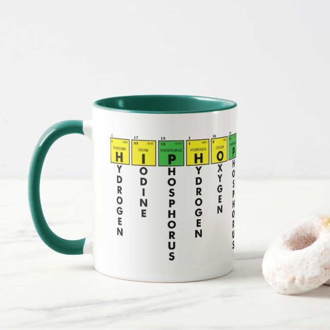 ELEMENTS OF HIP HOP v1 Mug (With Donut)