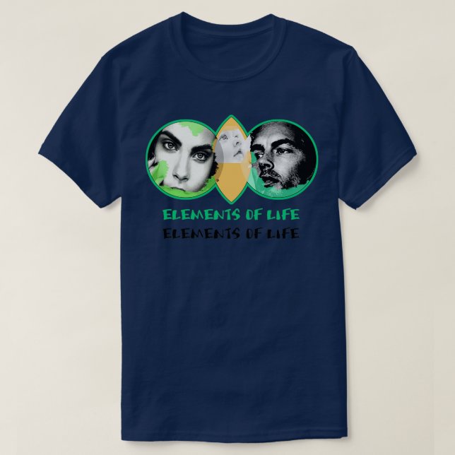 Elements of Life Venn Diagram by ACCI 1 T-Shirt (Design Front)