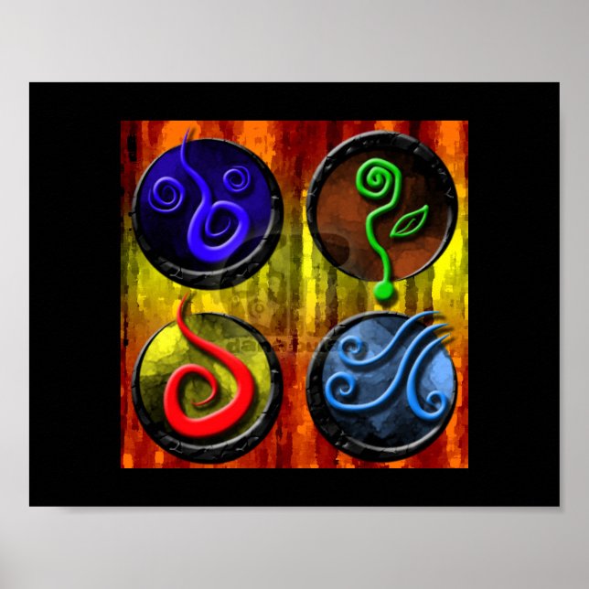 Elements Of Magic Poster (Front)