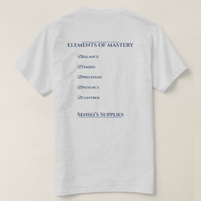 Elements of Mastery T-Shirt (Design Back)