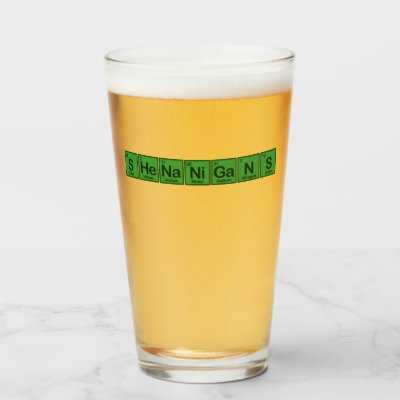 Elements of Shenanigans Glass