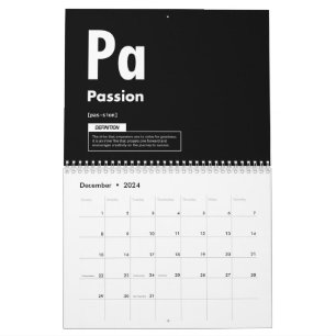 Elements Of Success - Gym Hustle Motivational Calendar