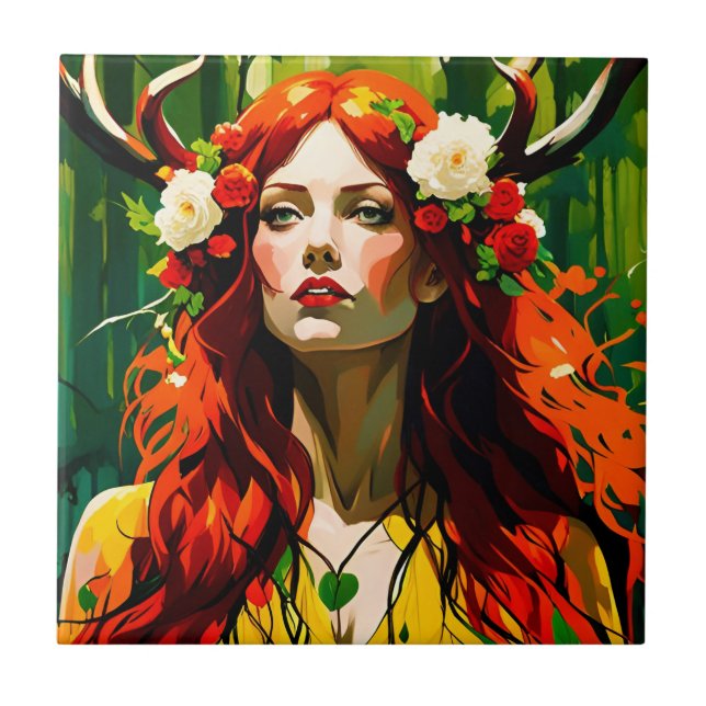 Elen of the Ways Ceramic Tile (Front)