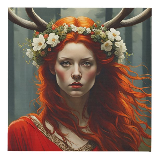 Elen of the Ways Faux Canvas Print (Front)