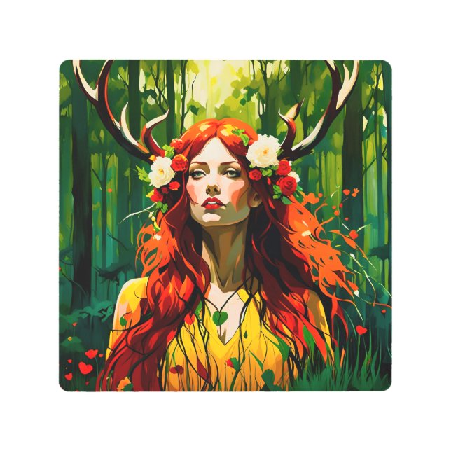 Elen of the Ways Metal Print (Front)