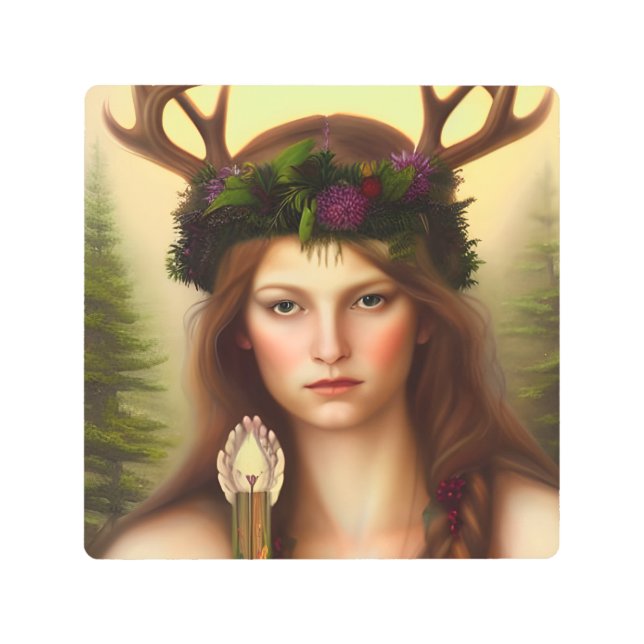 Elen of the Ways  Metal Print (Front)