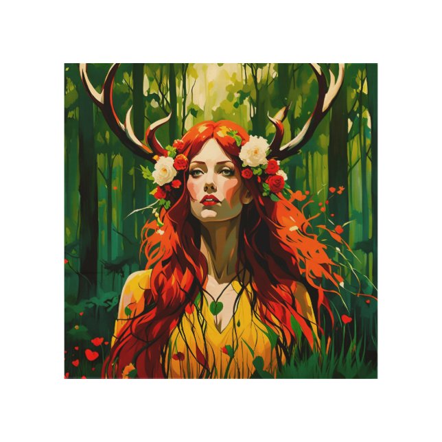 Elen of the Ways Wood Wall Art (Front)