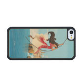 Elena | Adventure Awaits Carved Wood iPhone Case (Front (horizontal))