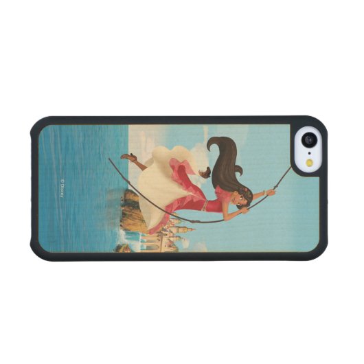 Elena | Adventure Awaits Carved Wood iPhone Case (Front (horizontal))