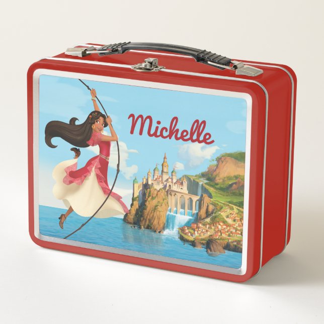 Elena | Adventure Awaits Metal Lunch Box (Front)