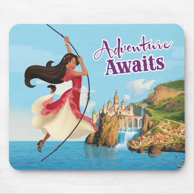 Elena | Adventure Awaits Mouse Pad (Front)
