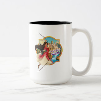 Elena | Adventure Awaits Two-Tone Coffee Mug