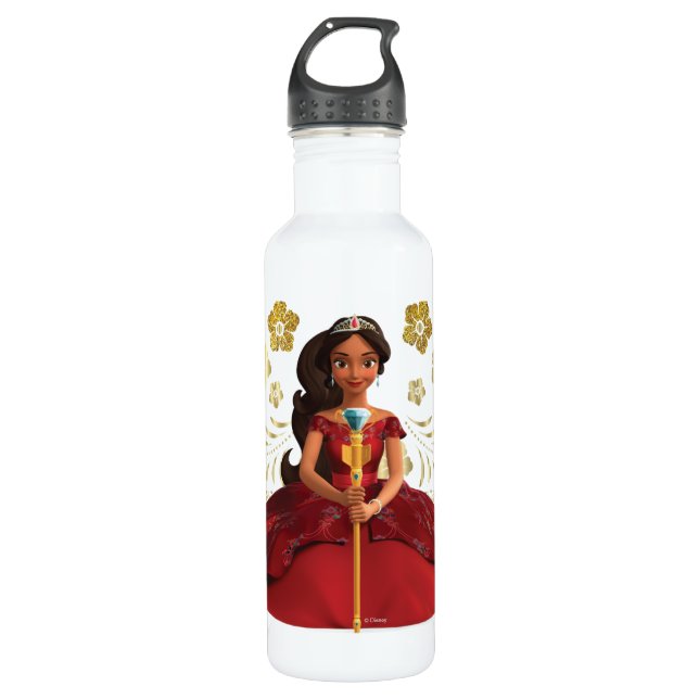 Elena | Elena Dressed Royally Stainless Steel Water Bottle (Front)