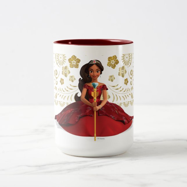 Elena | Elena Dressed Royally Two-Tone Coffee Mug (Center)