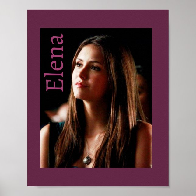 Elena Gilbert Poster (Front)