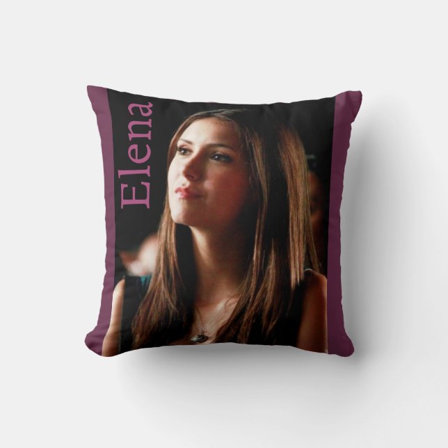 Elena Gilbert Throw Pillow (Front)