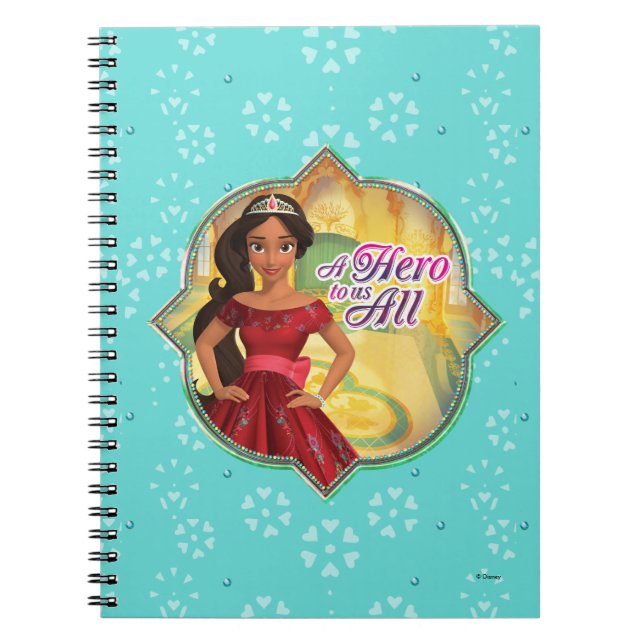 Elena & Isabel | A Hero To Us All Notebook (Front)