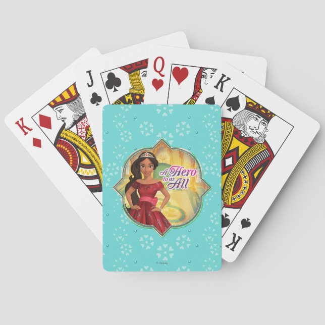 Elena & Isabel | A Hero To Us All Poker Cards (Back)