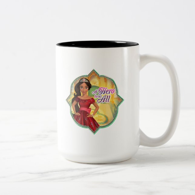 Elena & Isabel | A Hero To Us All Two-Tone Coffee Mug (Right)