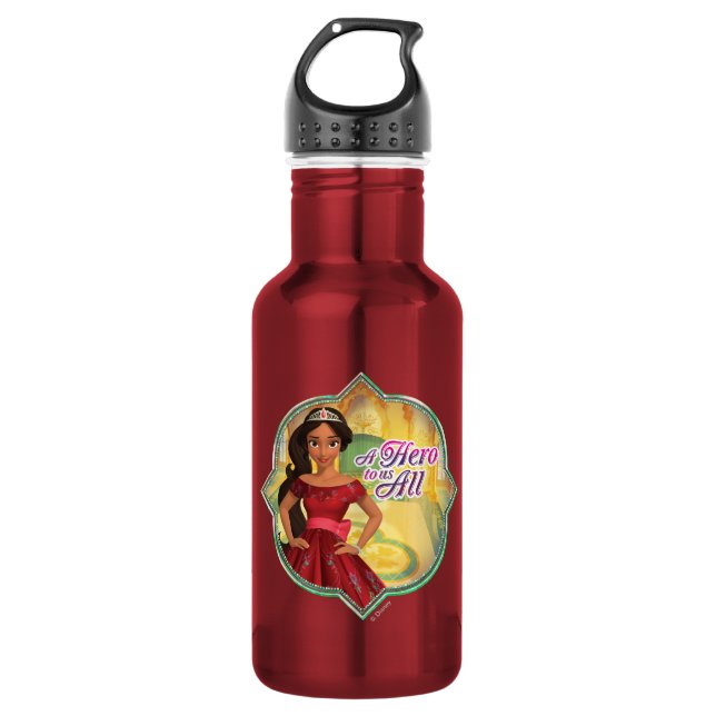 Elena & Isabel | A Hero To Us All Water Bottle (Front)
