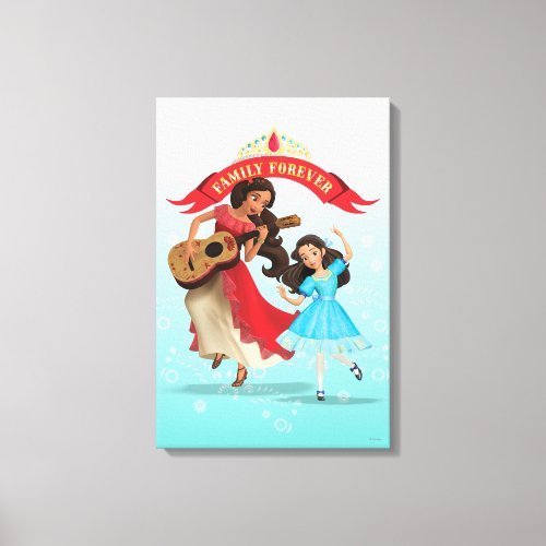 Elena  Isabel  Sister Time Canvas Print