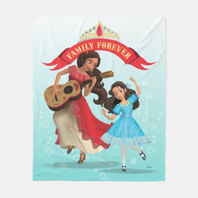 Elena & Isabel | Sister Time Fleece Blanket (Front)