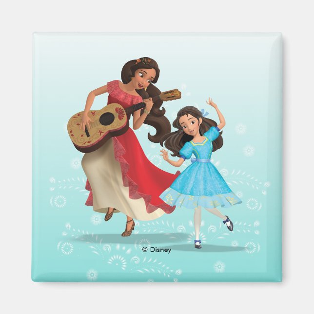 Elena & Isabel | Sister Time Magnet (Front)