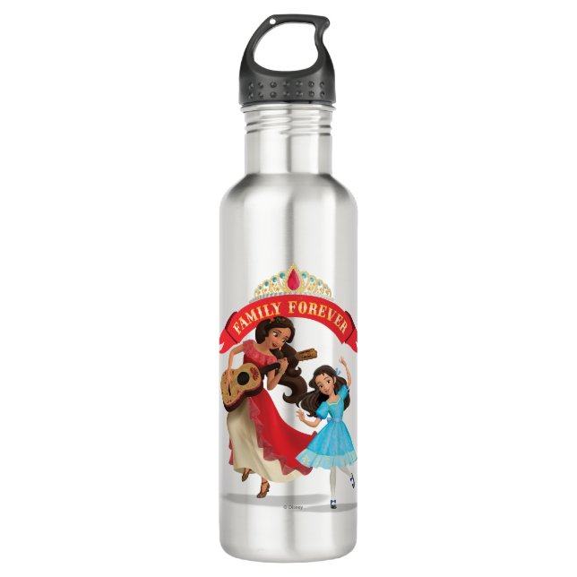 Elena & Isabel | Sister Time Stainless Steel Water Bottle (Front)