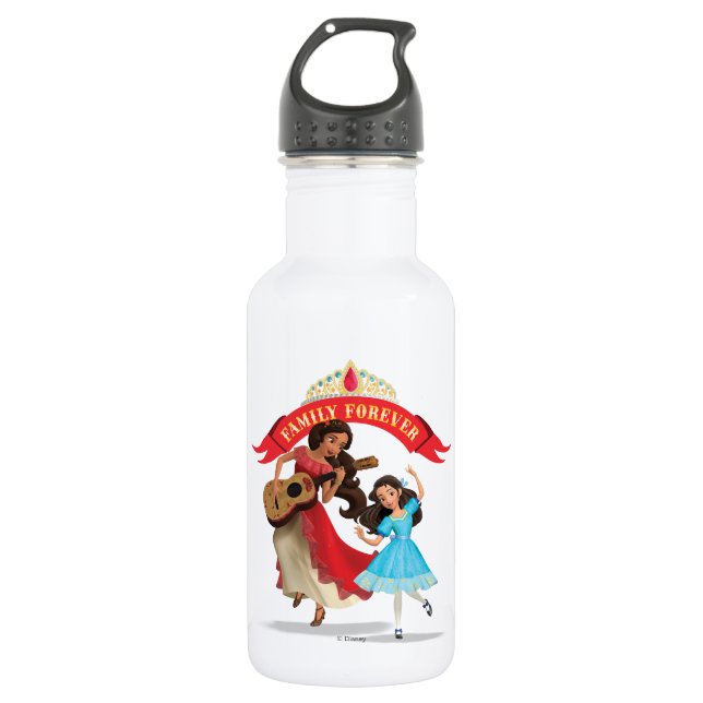 Elena & Isabel | Sister Time Stainless Steel Water Bottle (Front)
