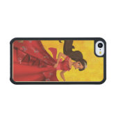 Elena | Lead With Kindness Carved Wood iPhone Case (Front (horizontal))