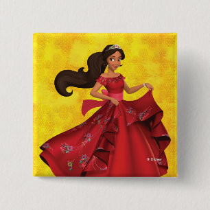 Elena   Lead With Kindness Pinback Button