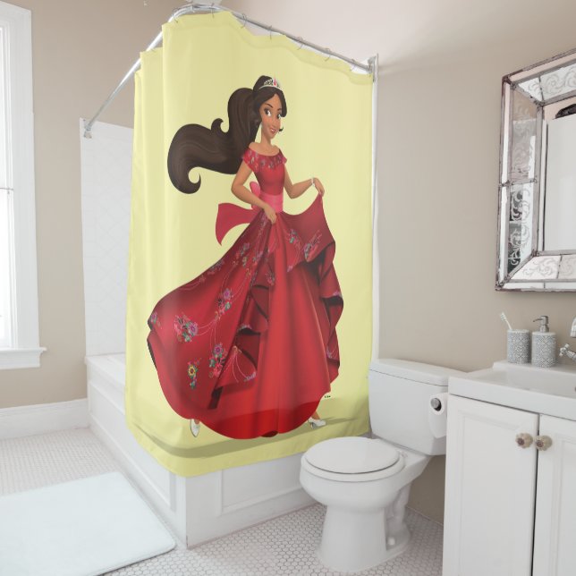 Elena | Lead With Kindness Shower Curtain (In Situ)