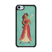 Elena | Magic is Within You Carved Wood iPhone Case (Back)