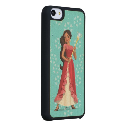 Elena | Magic is Within You Carved Wood iPhone Case (Right)