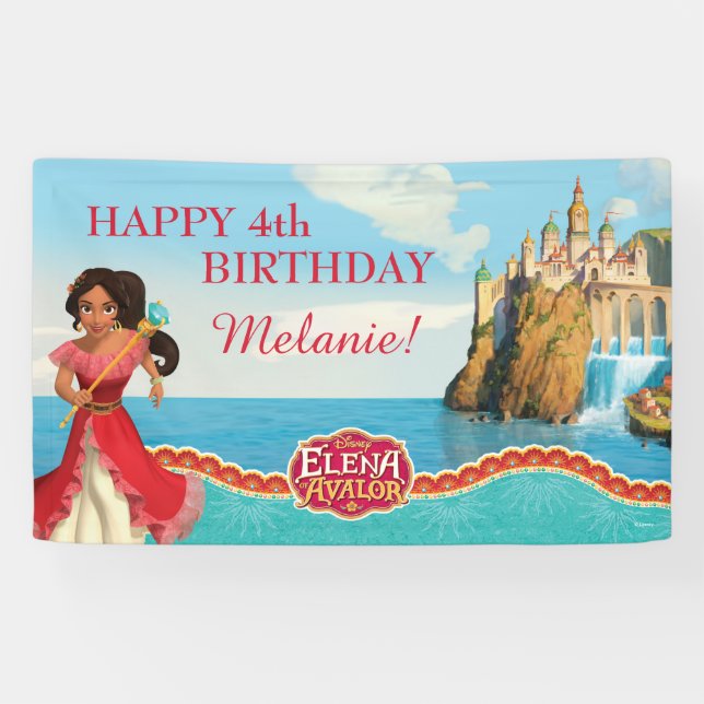 Elena of Avalor | Birthday Banner (Horizontal)