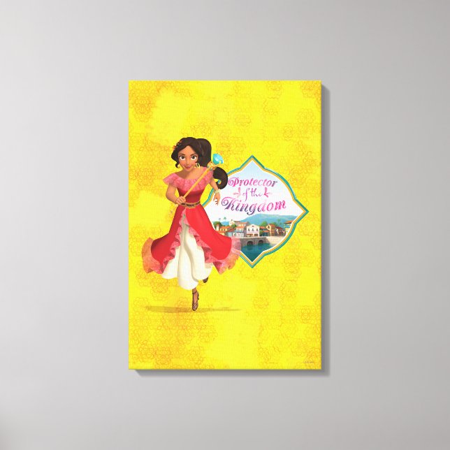 Elena | Protector of the Kingdom Canvas Print (Front)