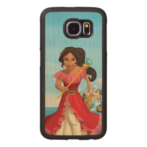 Elena  Protector of the Kingdom Carved Wood Samsung Galaxy S6 Case