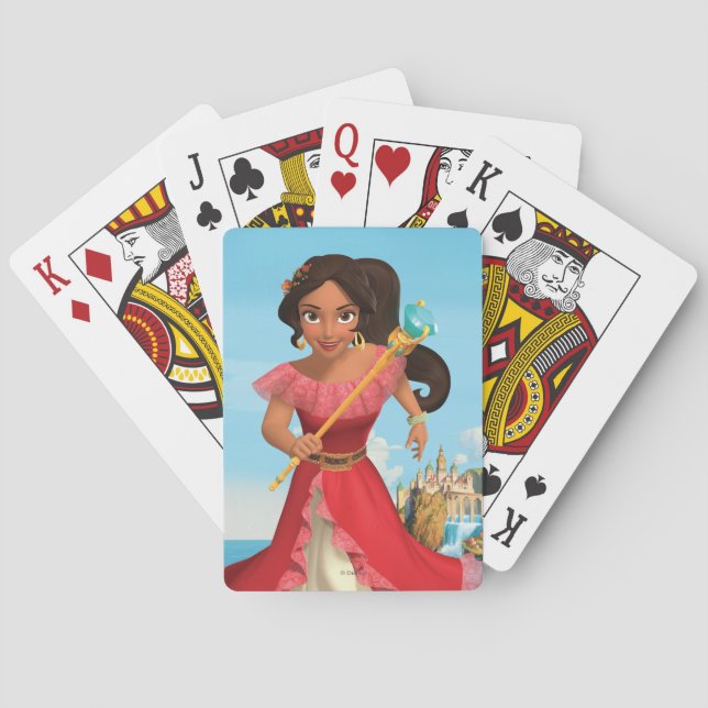 Elena | Protector of the Kingdom Poker Cards (Back)