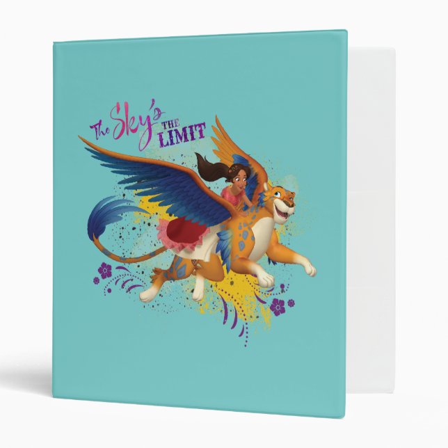 Elena | The Sky's the Limit 3 Ring Binder (Front/Inside)
