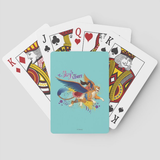 Elena | The Sky's the Limit Poker Cards (Back)