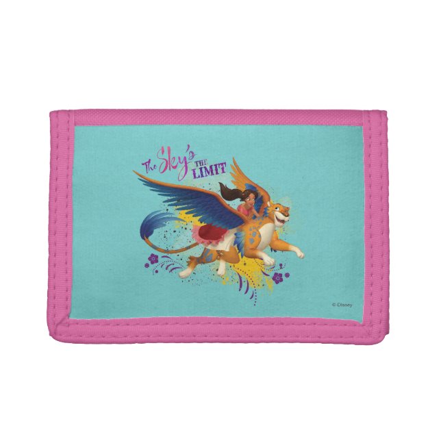 Elena | The Sky's the Limit Trifold Wallet (Front)