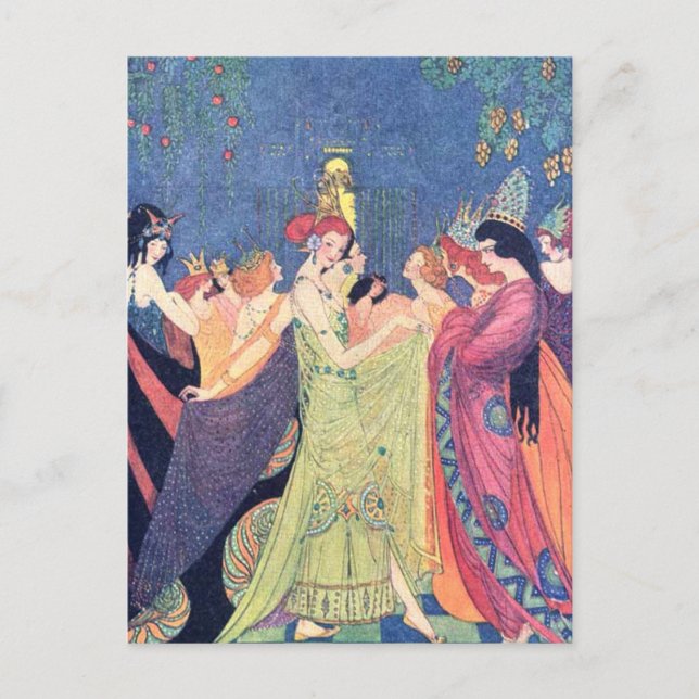 Elenore Abbott The Twelve Princesses Postcard (Front)
