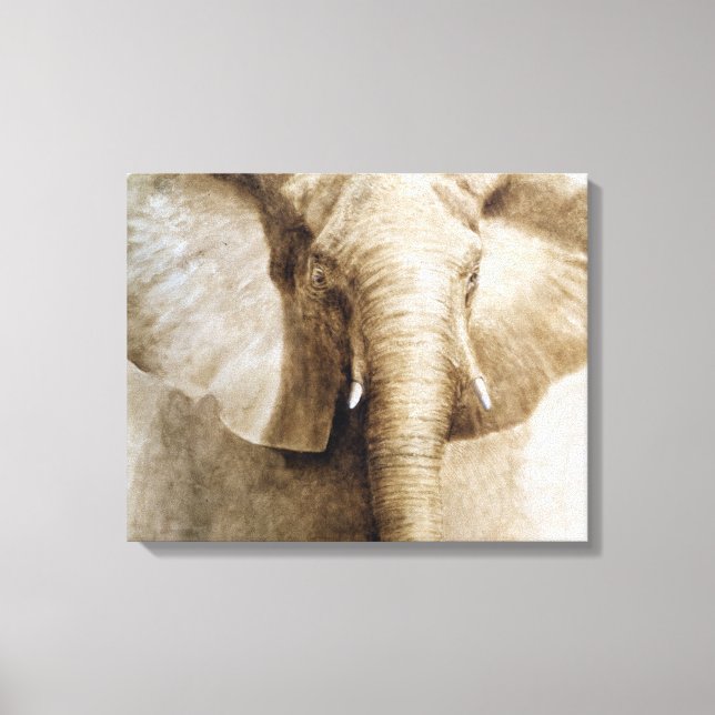 Elephant 2004 canvas print (Front)